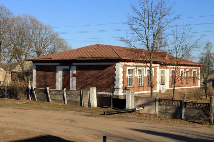 Połack.  Historical buildings vul. Čyhunačnaja