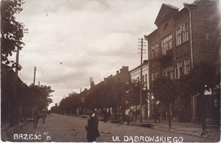 Brest.  Town photos from 1919-1939