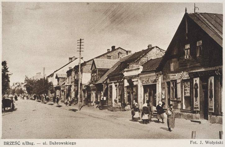 Brest.  Town photos from 1919-1939