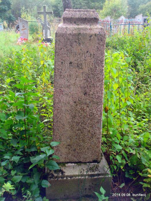  - Кладбище старое христианское. Памятник на могиле Миколая Падеревского(1881г)
