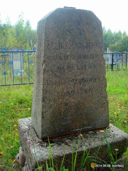  - Кладбище старое христианское. Памятник на могиле Феликса Топчевского(1892г)