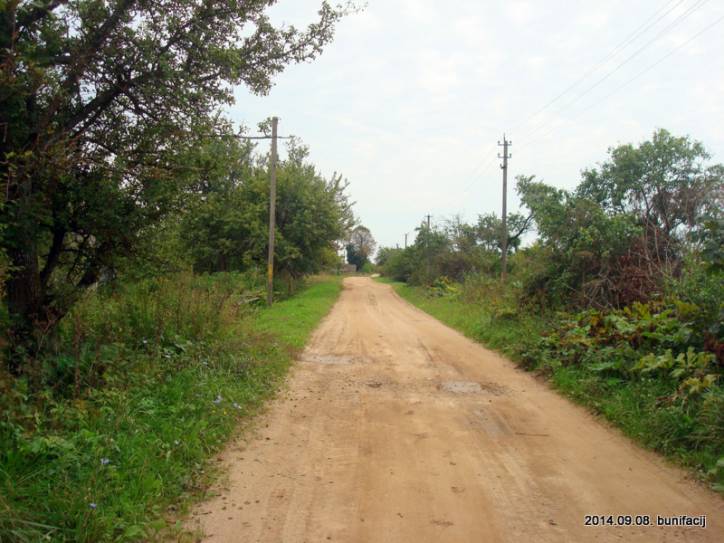  - В деревне . Дорога через деревню