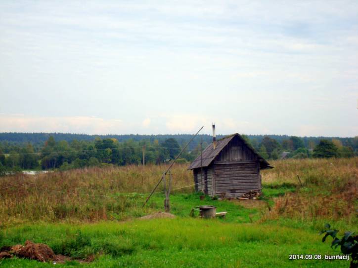  - В деревне . Банька