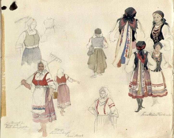 Березино.  Березино на рисунках Curt Sauermilch