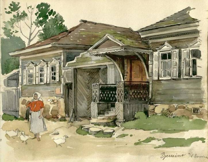 Беразіно.  Беразіно на малюнках Curt Sauermilch