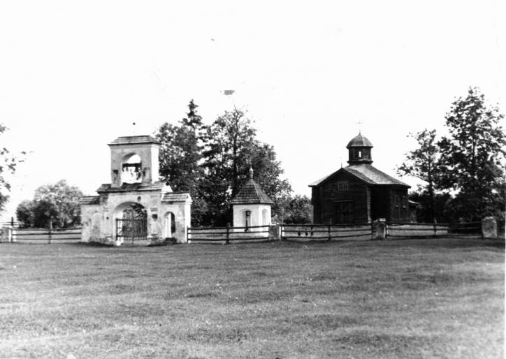 Rakaŭ.  Orthodox church of the Exaltation of the Holy Cross