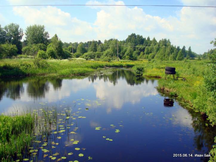  - В деревне . Река Полота