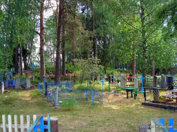  - В деревне . Деревенское кладбище