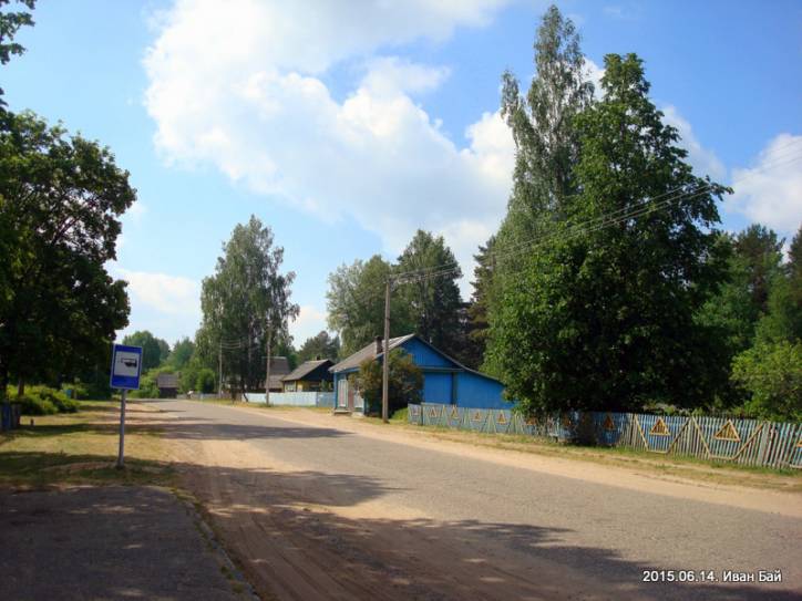  - В деревне . Улица в деревне