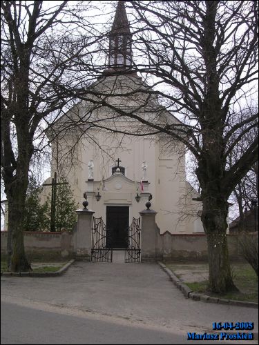 Turośń Kościelna. Catholic church of the Holy Trinity