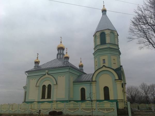 Vieljamovičy.  Orthodox church of the Assumption