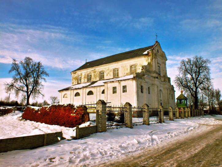 Vistyčy.  Orthodox church of the Exaltation of the Holy Cross