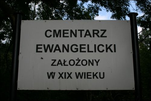 Białystok. cemetery Evangelical