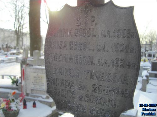  - cemetery Old Catholic (St. Roch). 