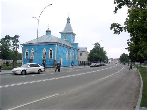  - Cerkiew . Cerkiew, widok części ołtarzowej