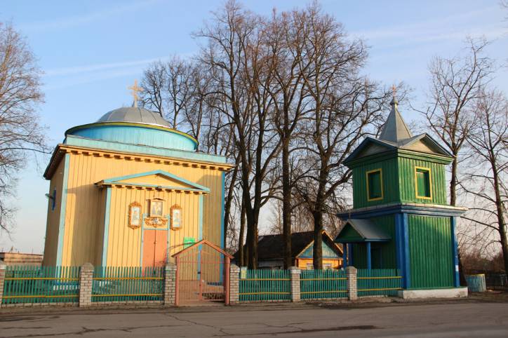 Arechaŭsk (Vydryca). Orthodox church of the Holy Trinity