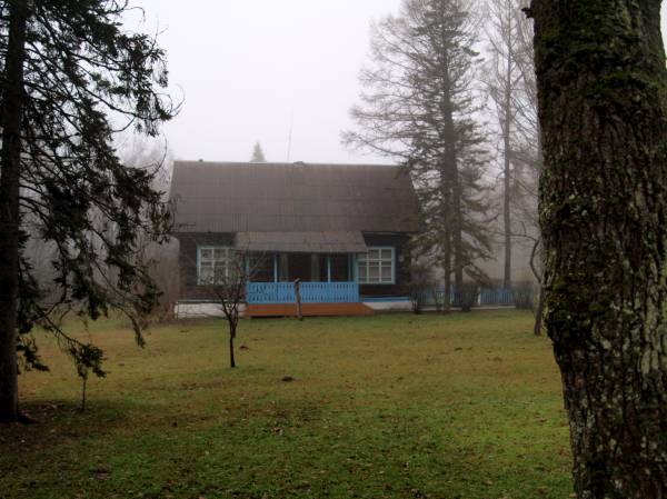 Laŭki.  Janka Kupała memorial place