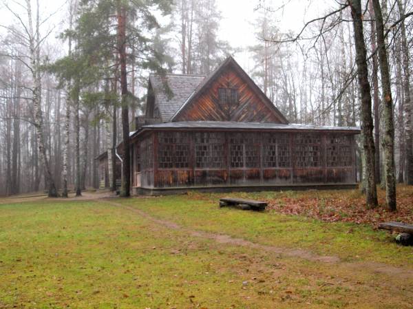 Laŭki.  Janka Kupała memorial place