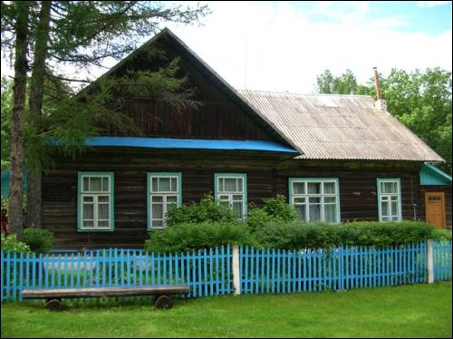Laŭki.  Janka Kupała memorial place