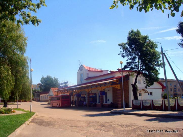 Biešankovičy. Town streets 