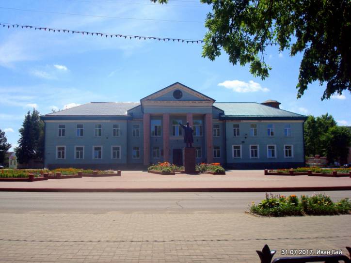 Biešankovičy. Town streets 