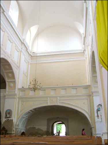 Druja. Catholic church of the Holy Trinity and the Monastery of Bernardine