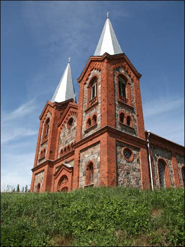  - Касцёл Святой Тройцы. Погляд на галоўны фасад