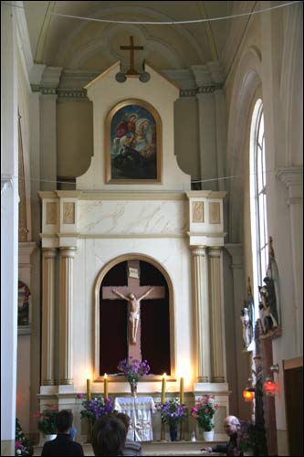  - Касцёл Святой Тройцы. Паўднёвая нава. Алтар