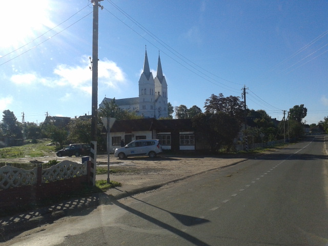Słabodka. Catholic church of the Divine Providence