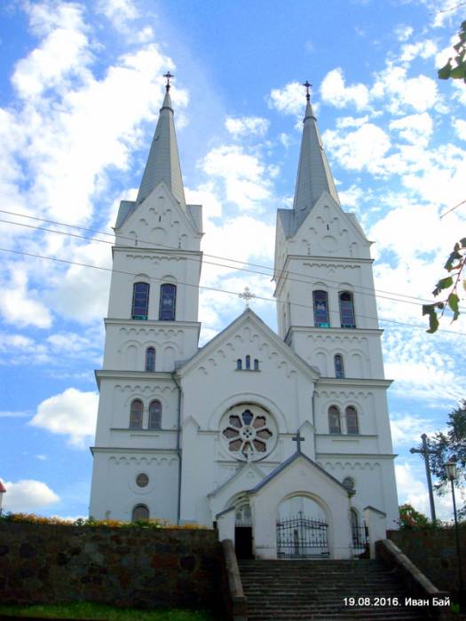 Słabodka. Catholic church of the Divine Providence