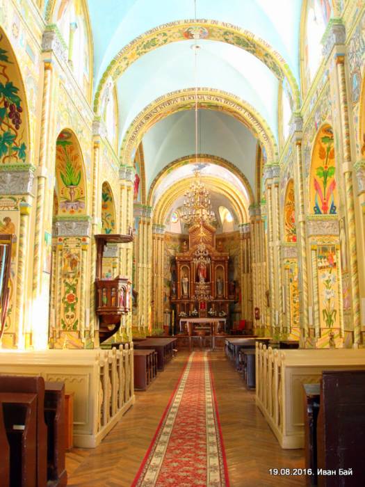 Słabodka. Catholic church of the Divine Providence
