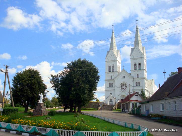 Słabodka. Catholic church of the Divine Providence