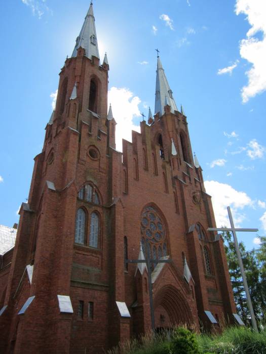 Vidzy. Catholic church of the Birthday of the Blessed Virgin Mary