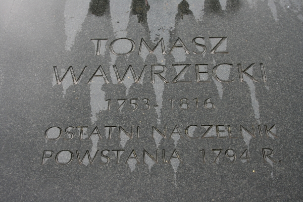 Widze.  Grób Tomasza Wawrzeckiego