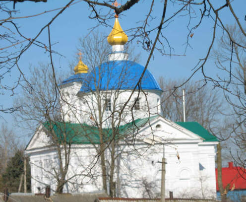 Čašniki. Orthodox church of the Transfiguration