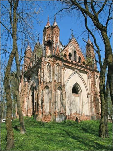 Zakoziel. Kaplica grobowa Orzeszków