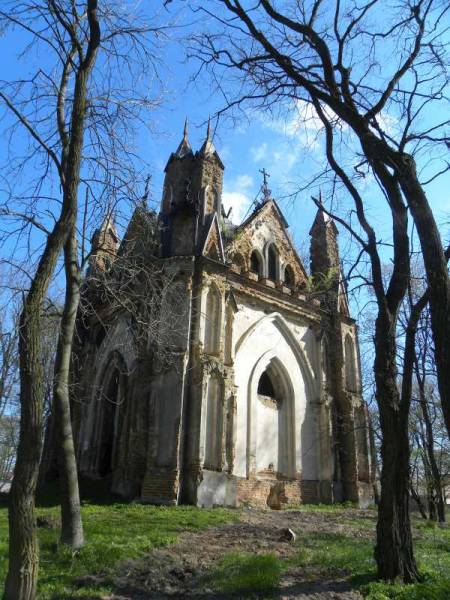 Zakoziel. Kaplica grobowa Orzeszków