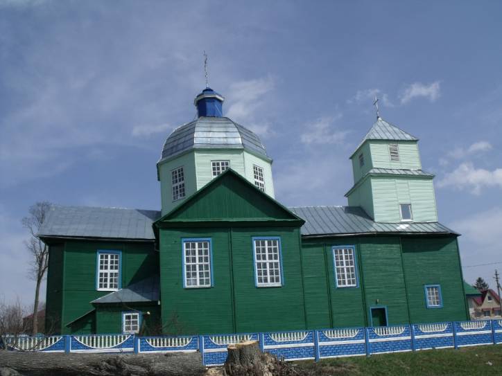 Porplišča. Orthodox church of the Transfiguration