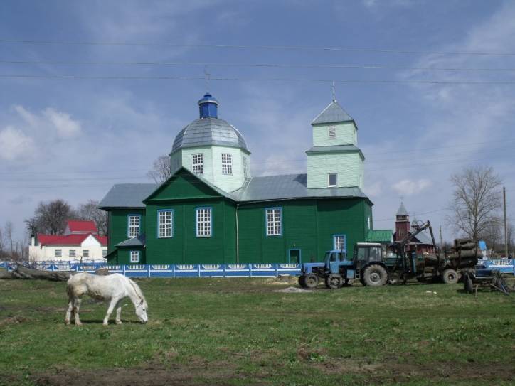 Porplišča. Orthodox church of the Transfiguration