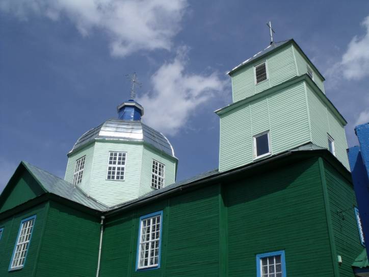 Porplišča. Orthodox church of the Transfiguration
