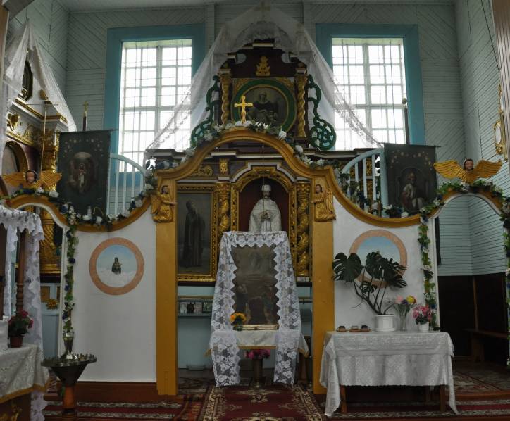 Porplišča. Orthodox church of the Transfiguration