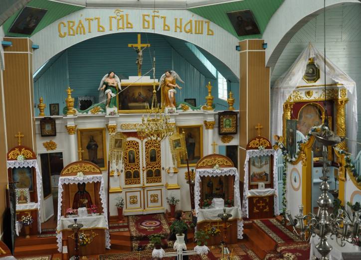 Porplišča. Orthodox church of the Transfiguration