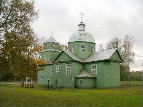 Porplišča. Orthodox church of the Transfiguration