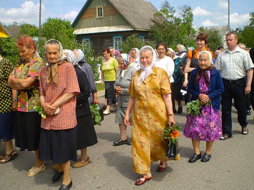 Vaŭkałata. In the village