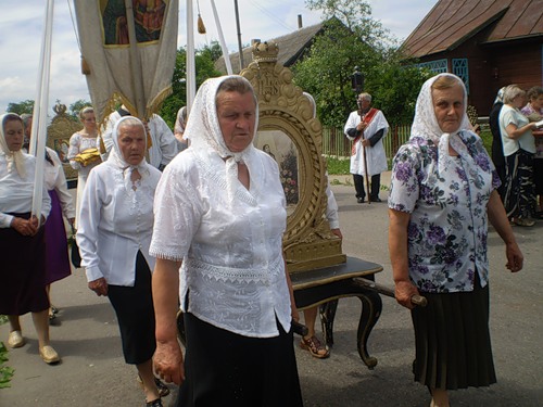 Vaŭkałata. In the village