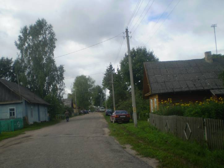 Vaŭkałata. In the village