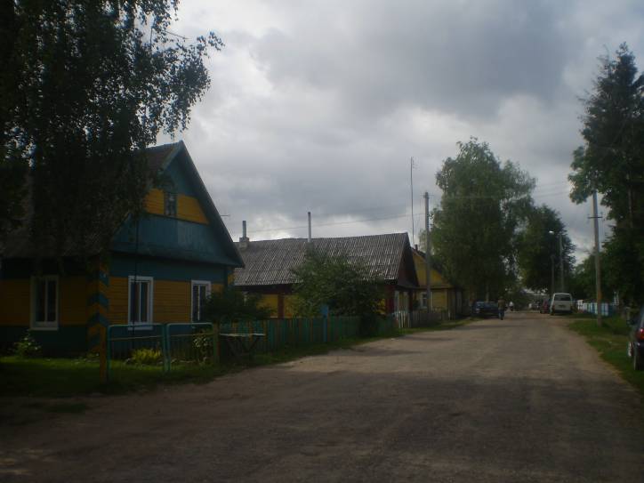 Vaŭkałata. In the village