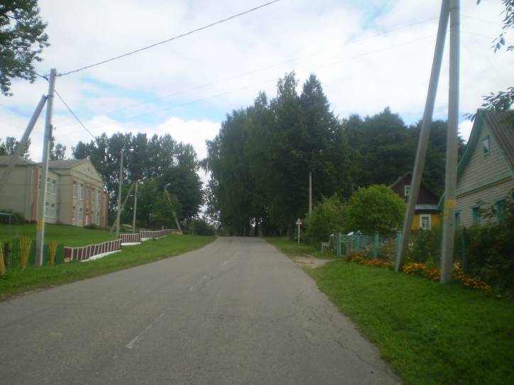 Vaŭkałata. In the village