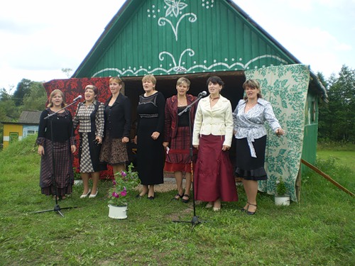 Vaŭkałata. In the village