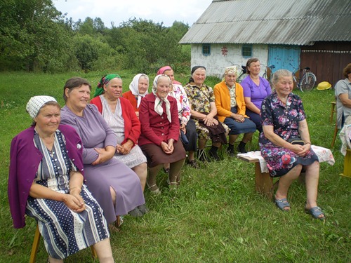 Vaŭkałata. In the village